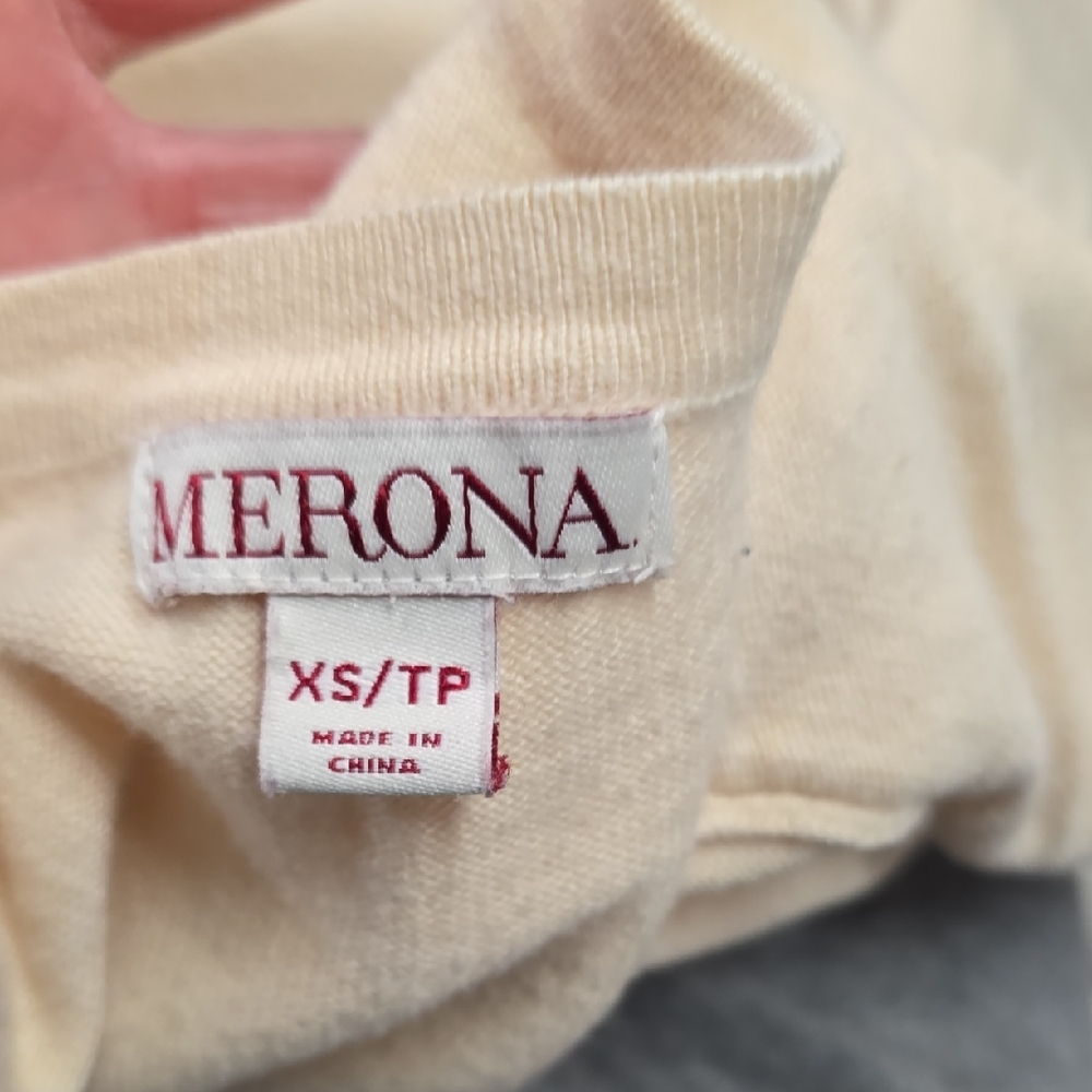 Merona Cream Lace Button-Up Sweater - Picture 11 of 11